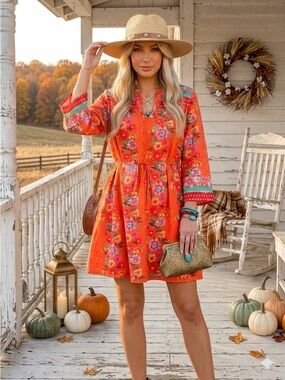 WesternRomance  FATE NWT Floral Boho Dress Size M